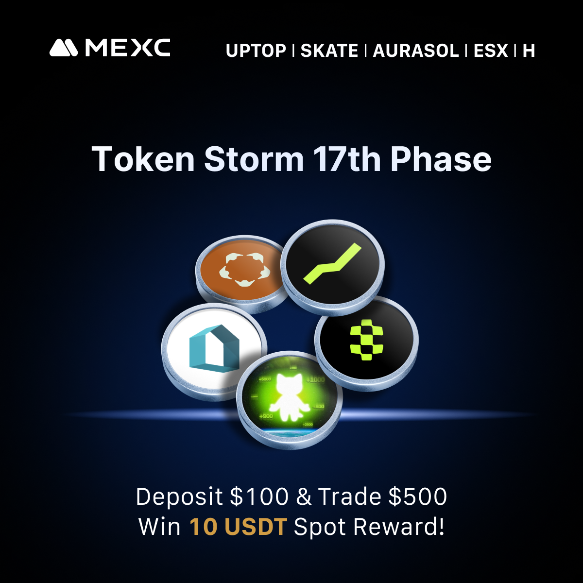 🌪️ Join MEXC Token Storm 17th Phase Event.