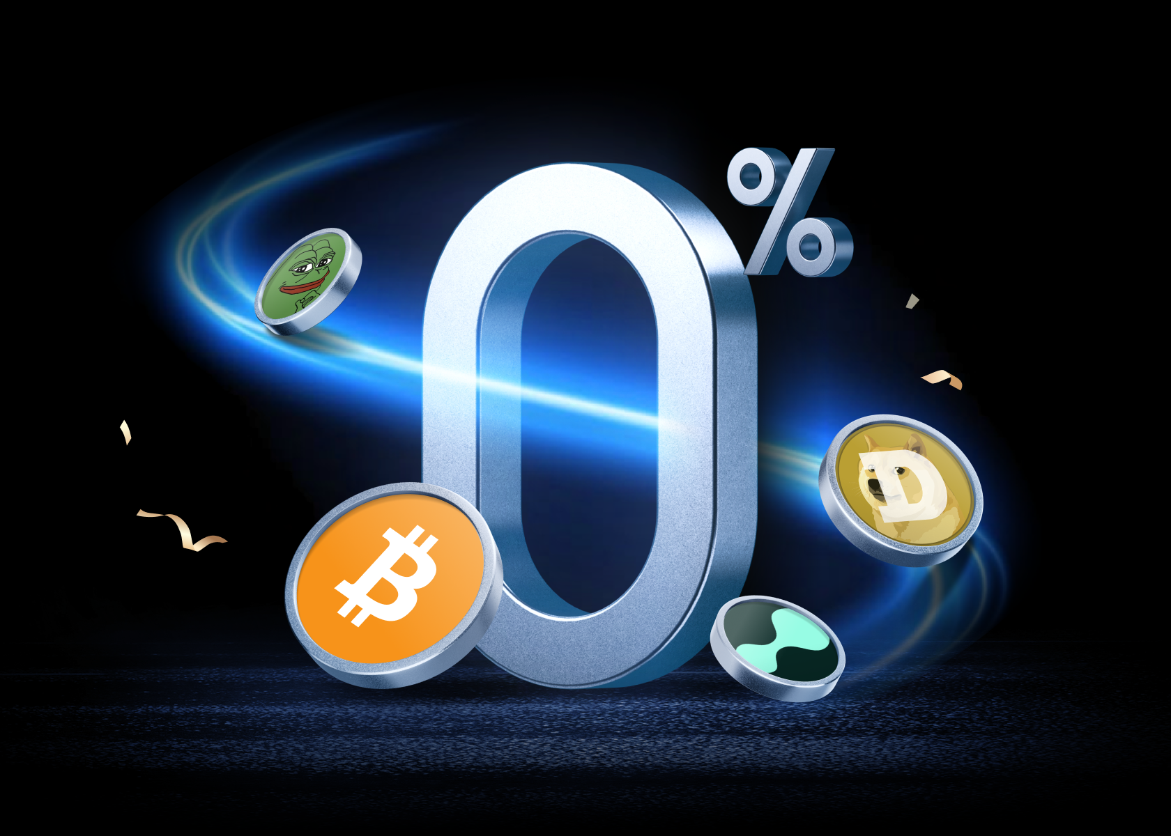 MEXC BTC、DOGE、PEPE、HYPE 限時0費率