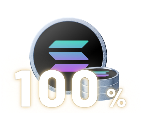 100% Fee Back on SOL!