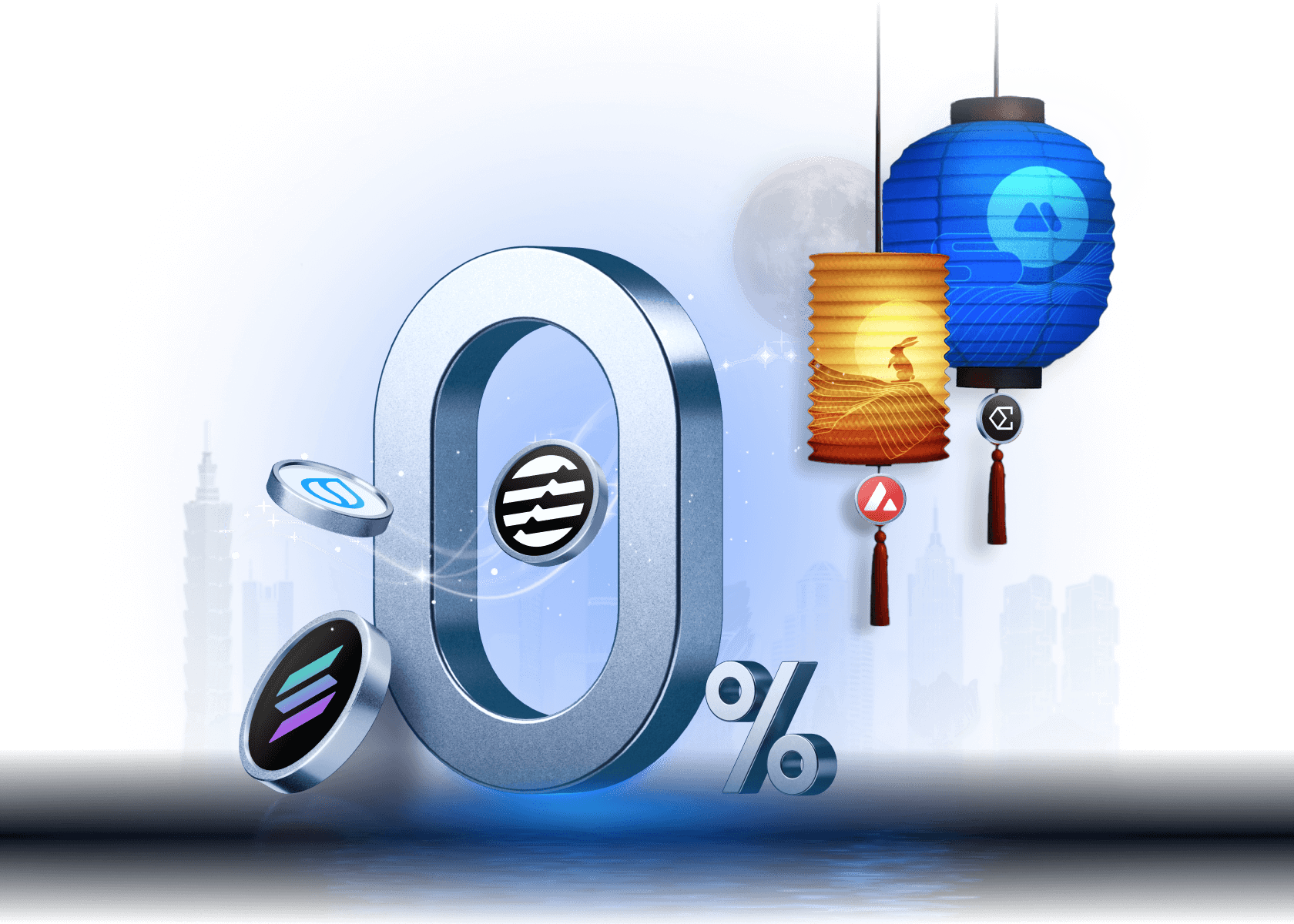 中秋獻禮：SUI、APT、AVAX、ENA、ASTER、DOGE、幣安人生、PALU、GIGGLE 合約 0 費率，總獎池 $300,000