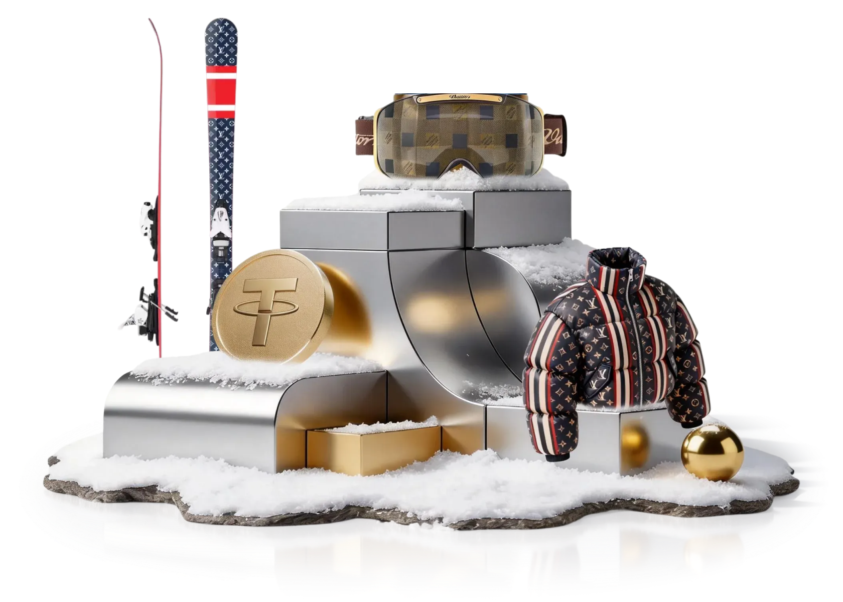 参与冬日交易争霸赛，赢取价值$20K LV 滑雪装备组。交易即可瓜分$2,026 每日奖池（100% 中奖），达成交易目标可领取额外$80 奖励。