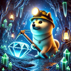 Diamond hand Doge लोगो