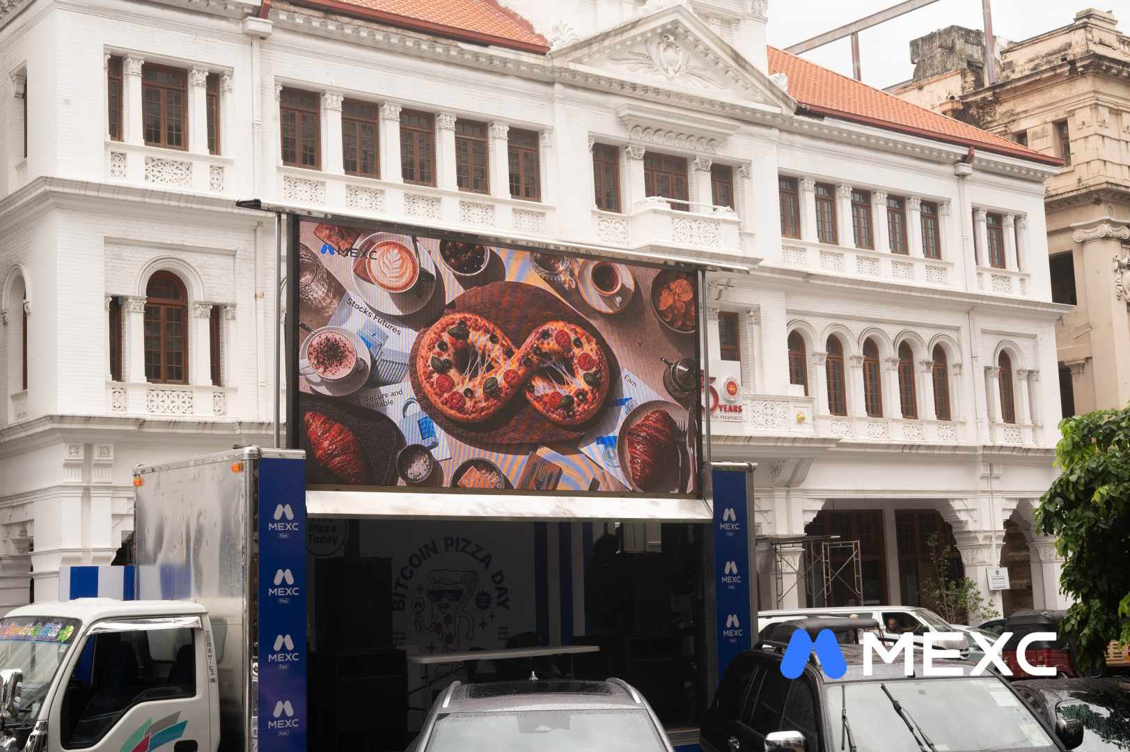 MEXC Fest Bitcoin Pizza Day - Pizza Truck Experience  